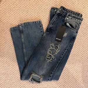 NWT Nasty Gal Mom Jeans